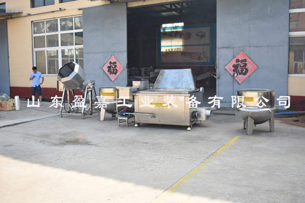 盈嘉定制型燃生物油加熱炸雞專用油炸機